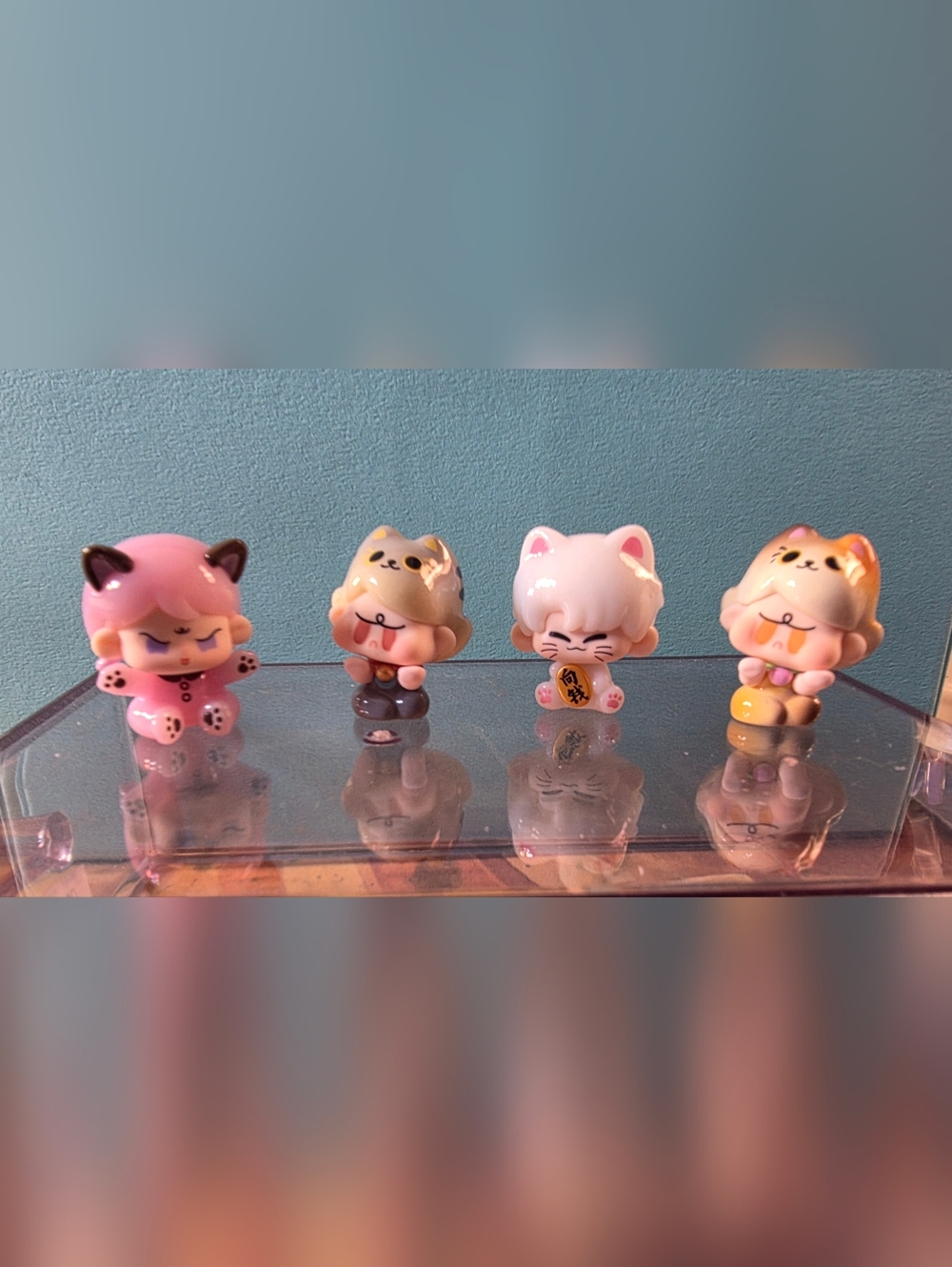 Set Of Four Angry Aimee Beans